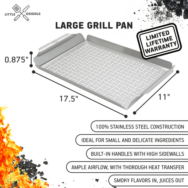 Large Stainless Steel Grill Pan