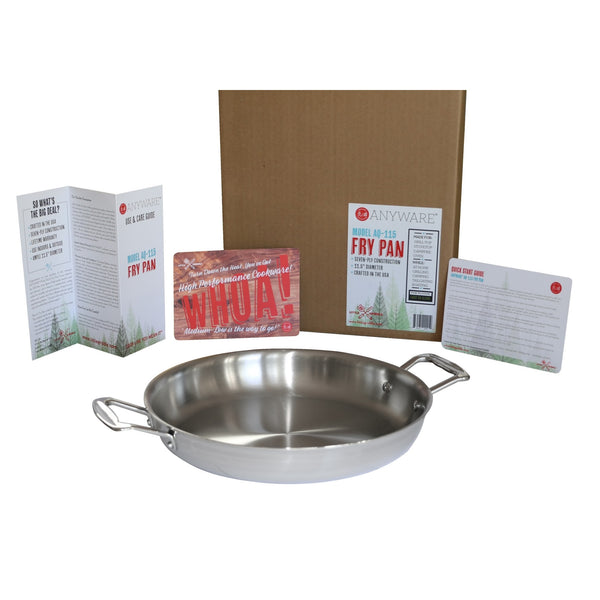 ANYWARE® Outdoor-Indoor Clad Fry Pan Model AQ-115