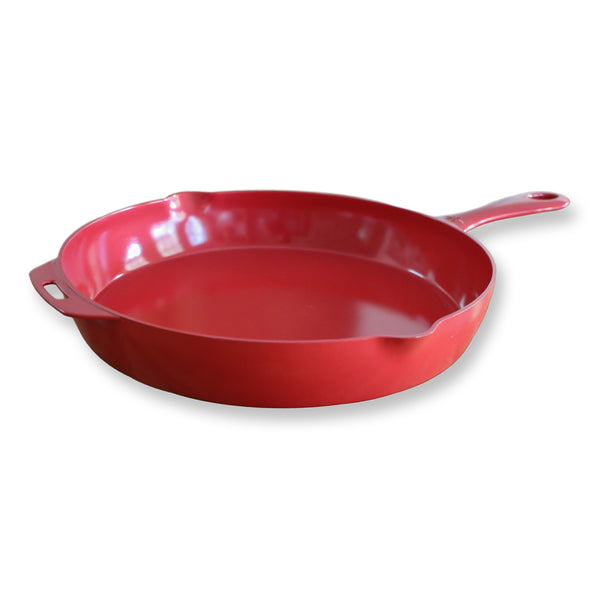 ANYWARE™ Classic 12" Ceramic Skillet - Red